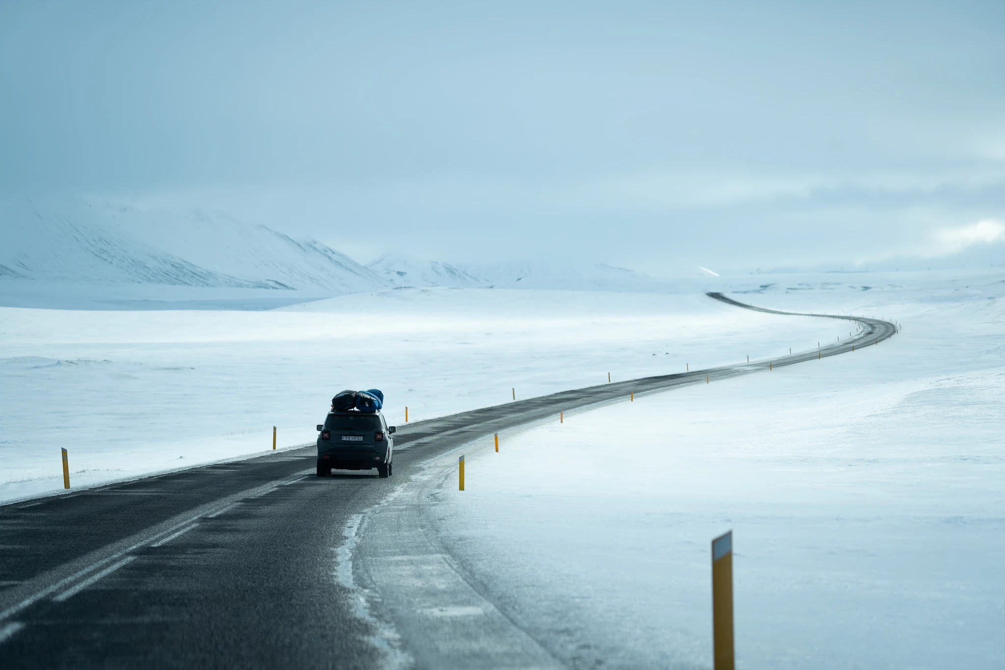 Les routes enneigées d'Islande — Tirage d'art, Marc-Antoine Protière